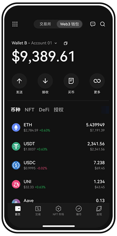手机端应用展示